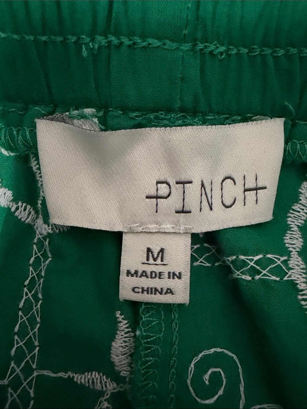 Pinch Emerald Green White Embroidered Tiered Maxi Skirt - Picture 2 of 6